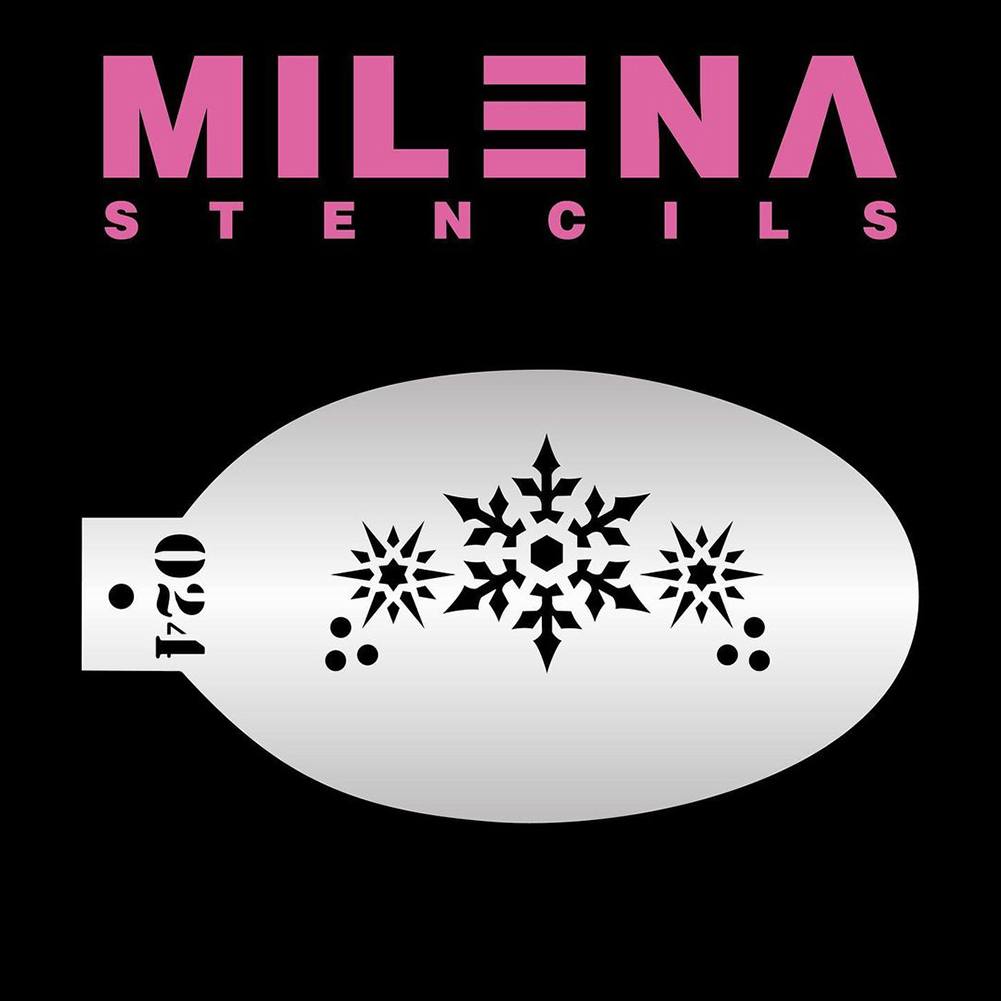 Milena Stencils - Snowflakes 024