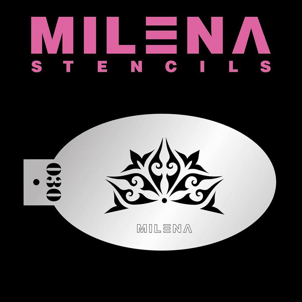 Milena Stencils -  Crown Centerpiece 030