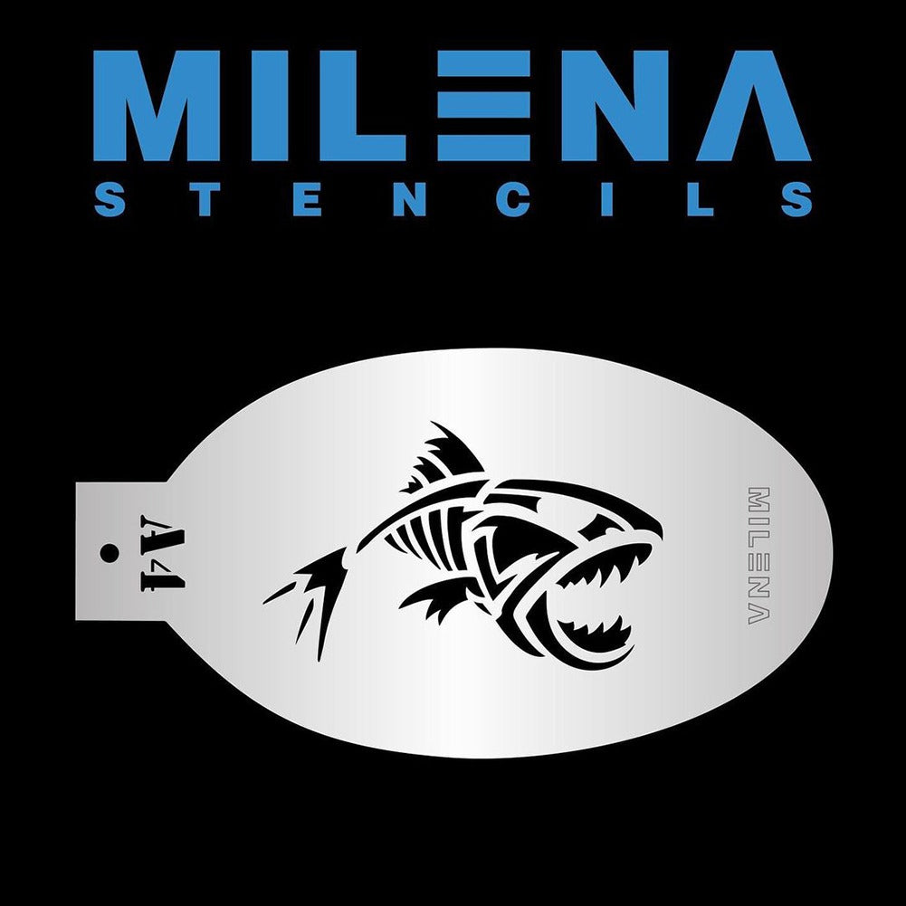 Milena Stencils - Fish A4
