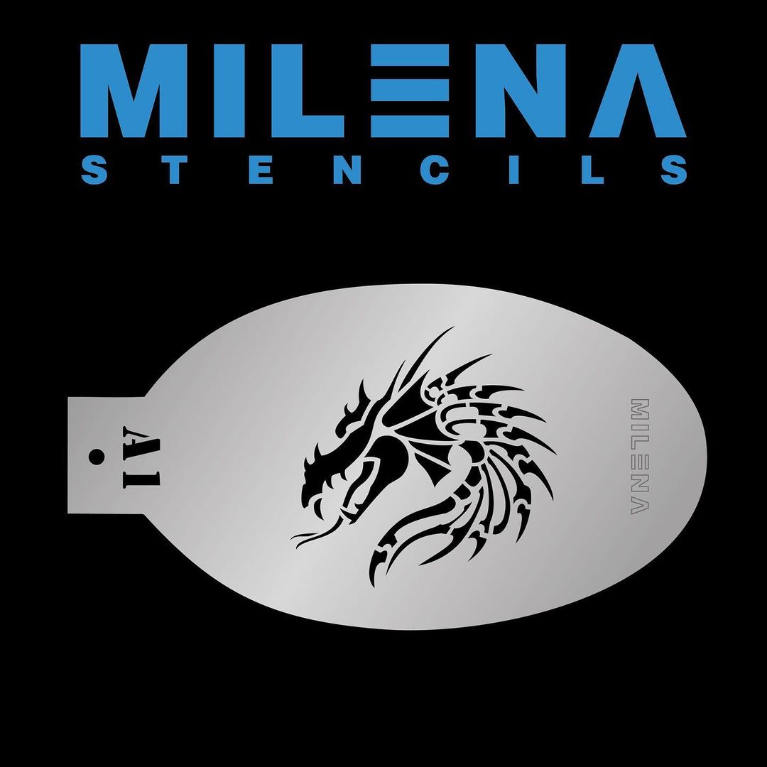 Milena Stencils - Dragon A1