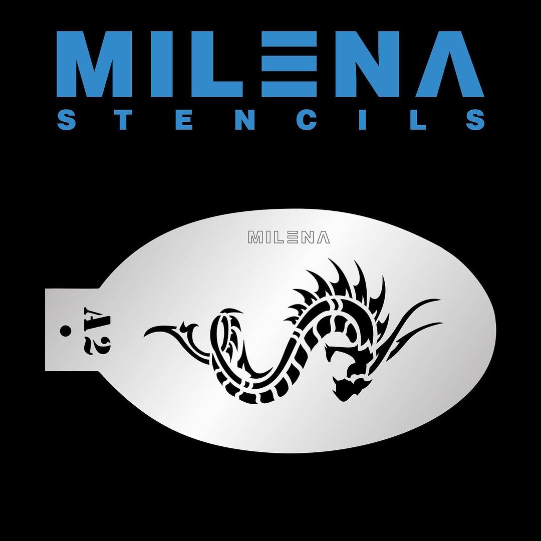 Milena Stencils - Dragon A2