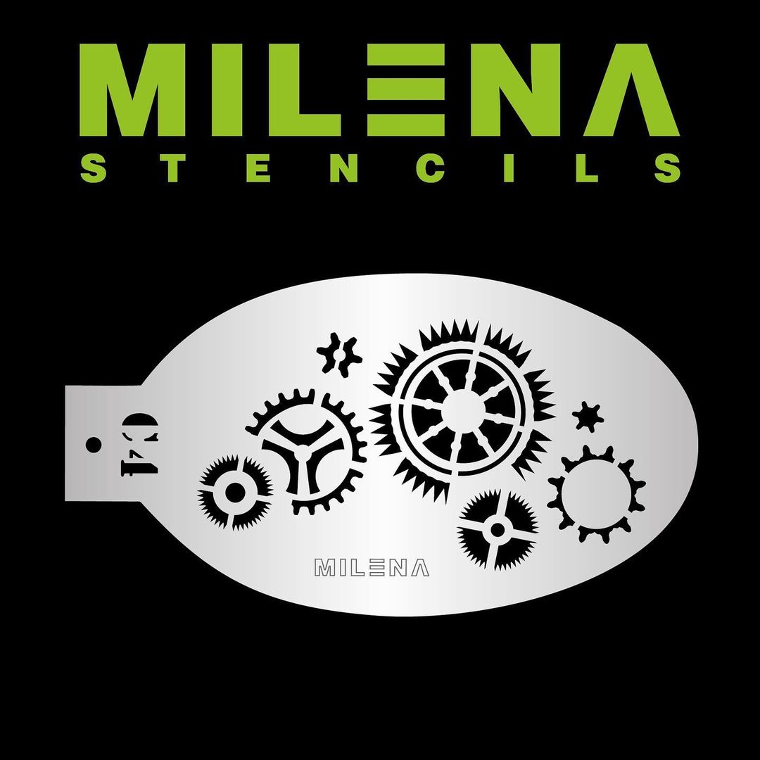 Milena Stencils - Gears C4
