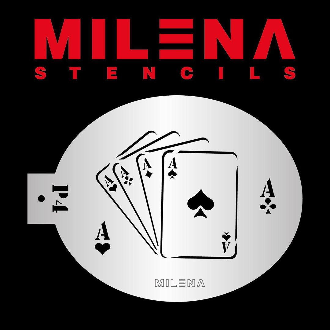 Milena Stencils - Playing Cards P4