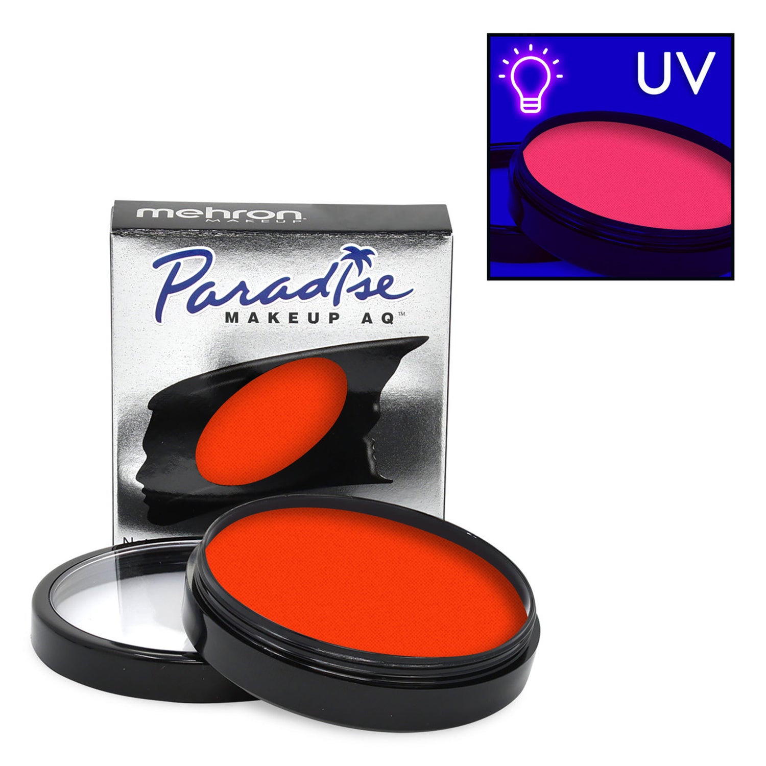 Mehron Paradise Face Paints - Super Nova (Neon Orange), 1.4 oz