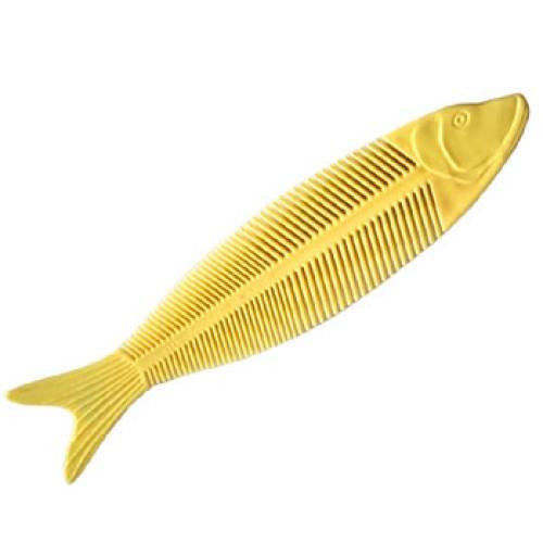Fish Skeleton Comb - Yellow
