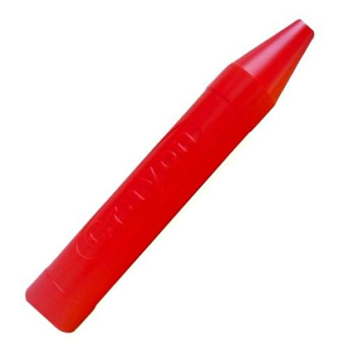 Single Red Jumbo Plastic Crayon (20") - 1/pack