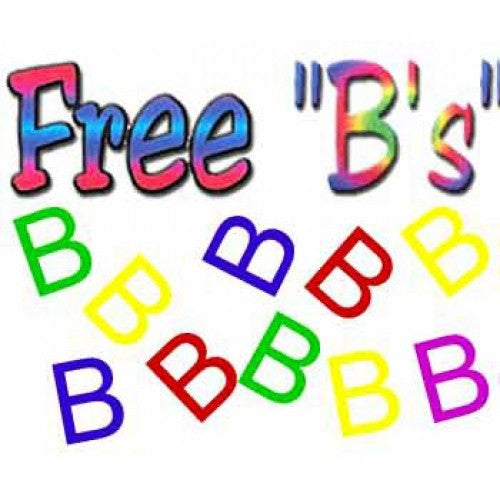 Foam Letters - Free B's (50/bag)