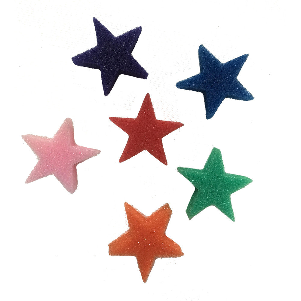 Bubba's Foam Fetti - Assorted Color Stars (50 Pack)