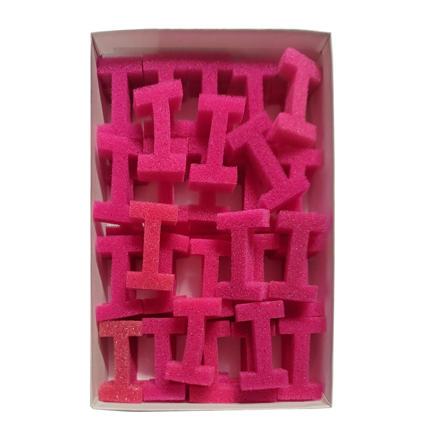 Foam Letters - Pink I's (48/Bag)