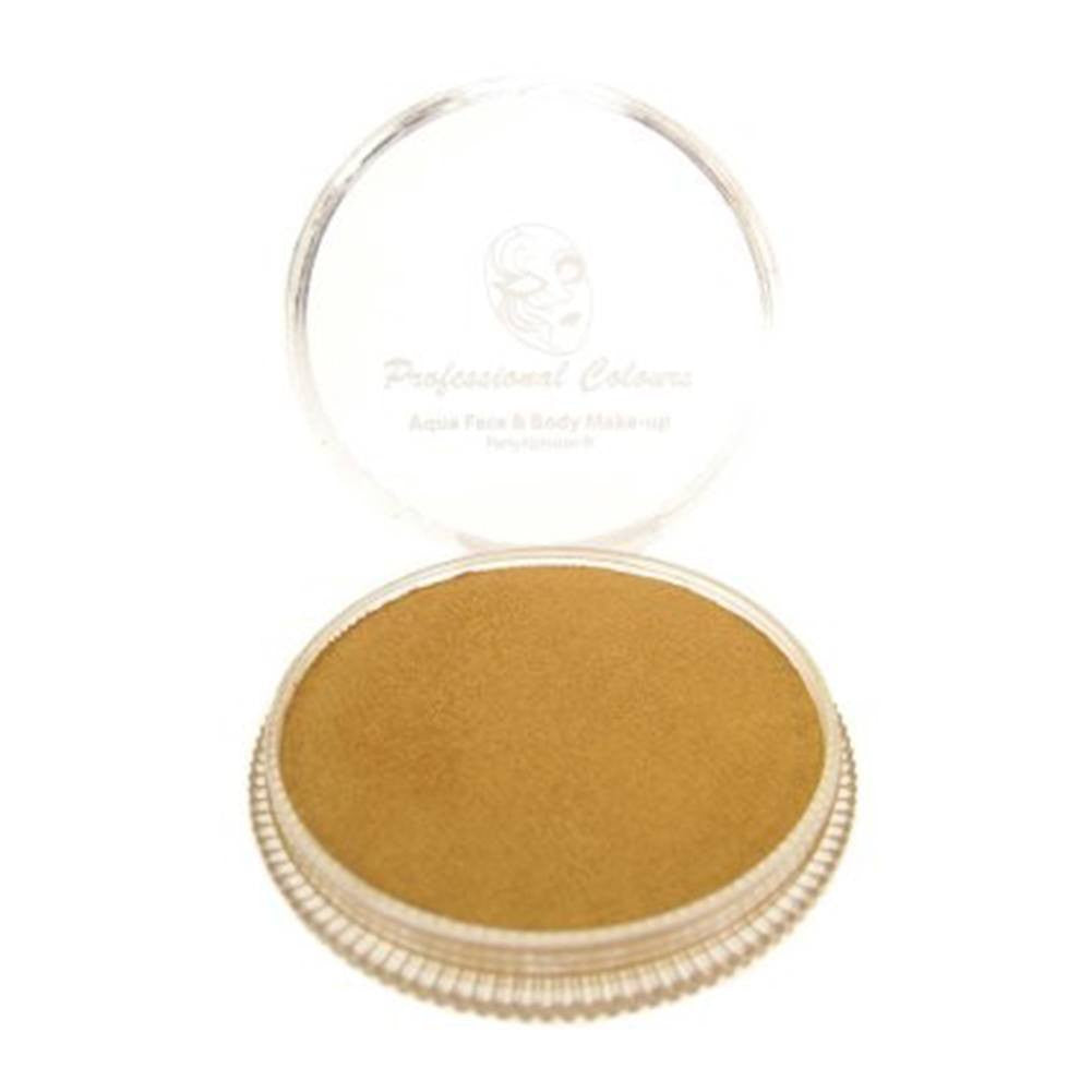 PartyXplosion Aqua Face Paints - Pearl Gold (30 gm)