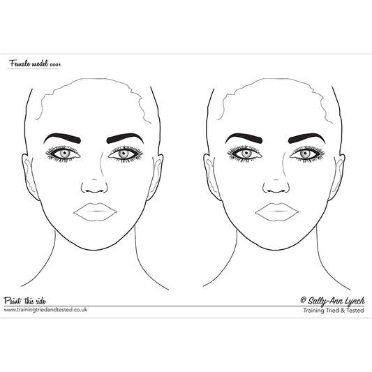 Sally Ann Lynch Training Tried & Tested Practice Board - Female 0001 - 2 Faces (A3)