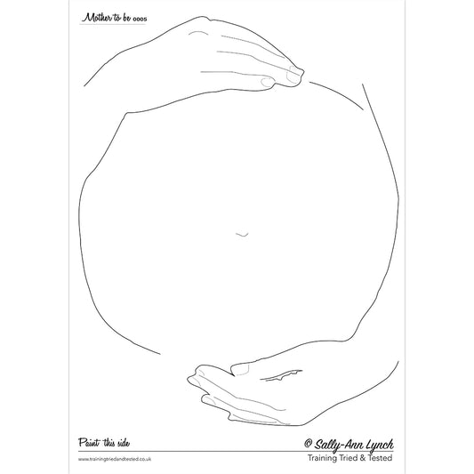 Sally Ann Lynch Training Tried & Tested Practice Board - Mother To Be 0005 (A3)