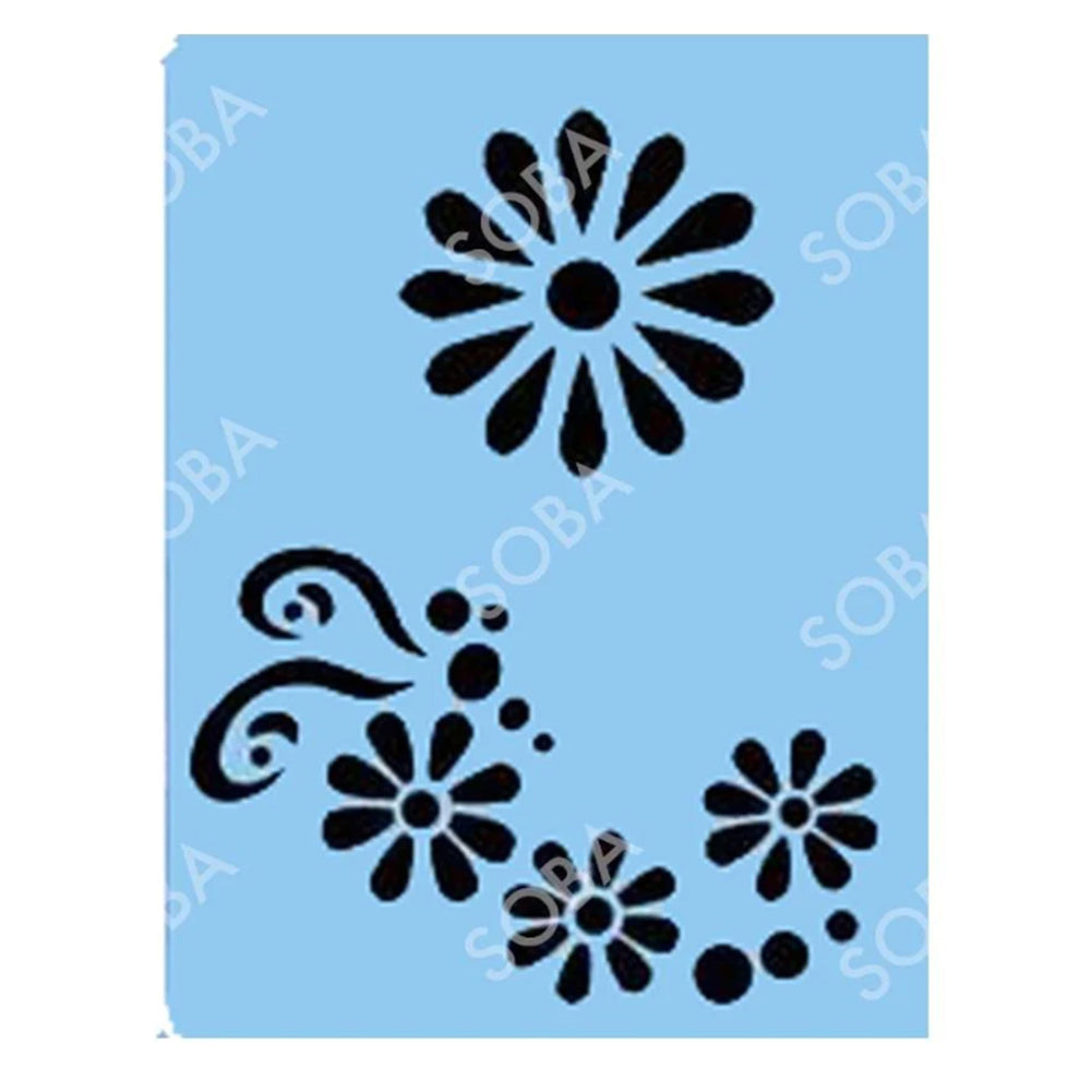 SOBA Quick EZ Stencil - Daisy