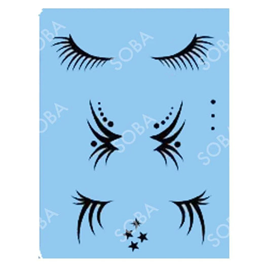 SOBA Quick EZ Stencil - Eye Lashes