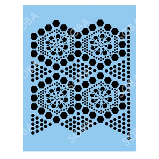 SOBA Quick EZ Stencil - Lace