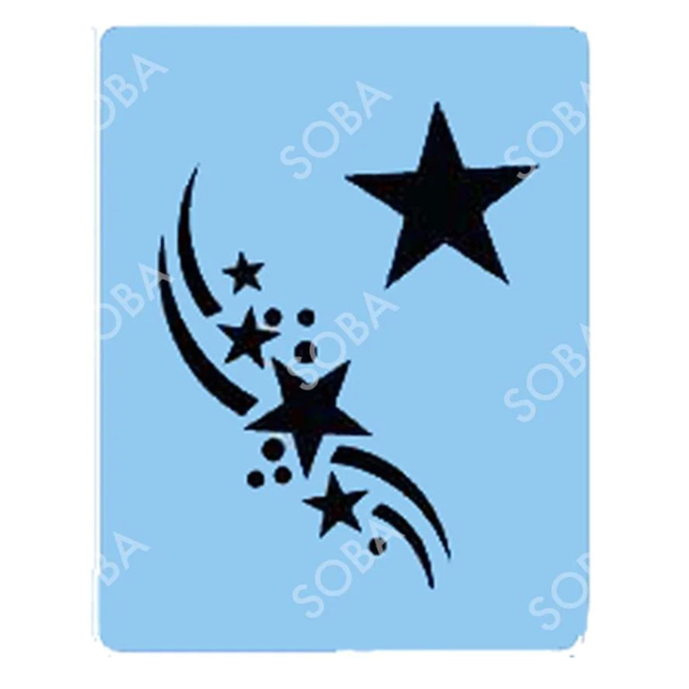 SOBA Quick EZ Stencil - Star Swing |
