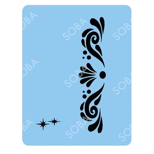 SOBA Quick EZ Stencil - Crown Topper 1