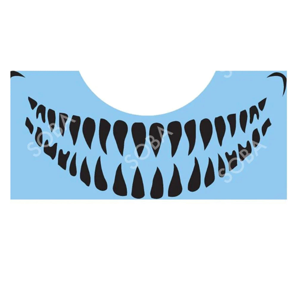 SOBA Quick EZ Stencil - Scary Teeth
