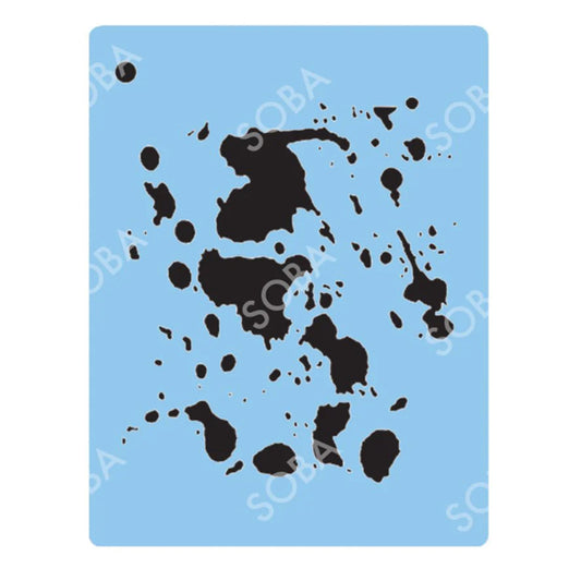 SOBA Quick EZ Stencil - Splats 1