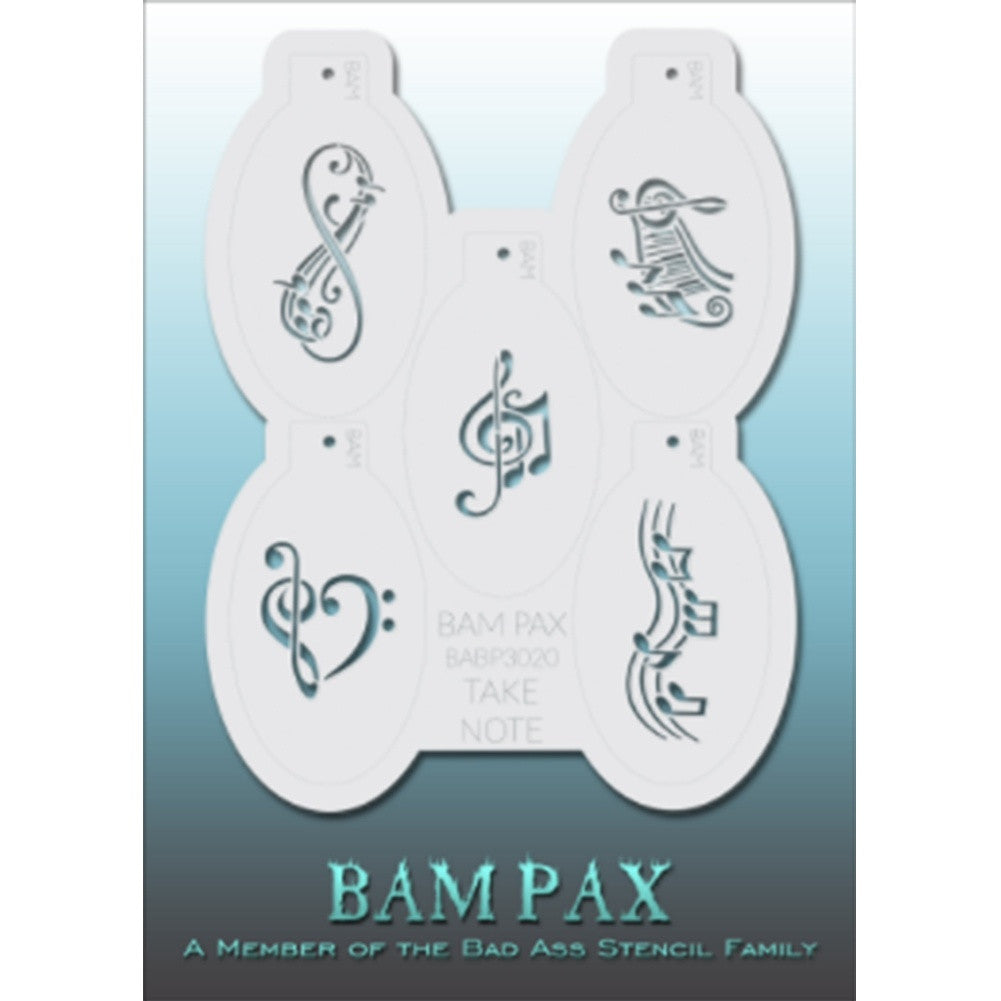 BAM PAX Stencils - Take Note (BABP 3020)