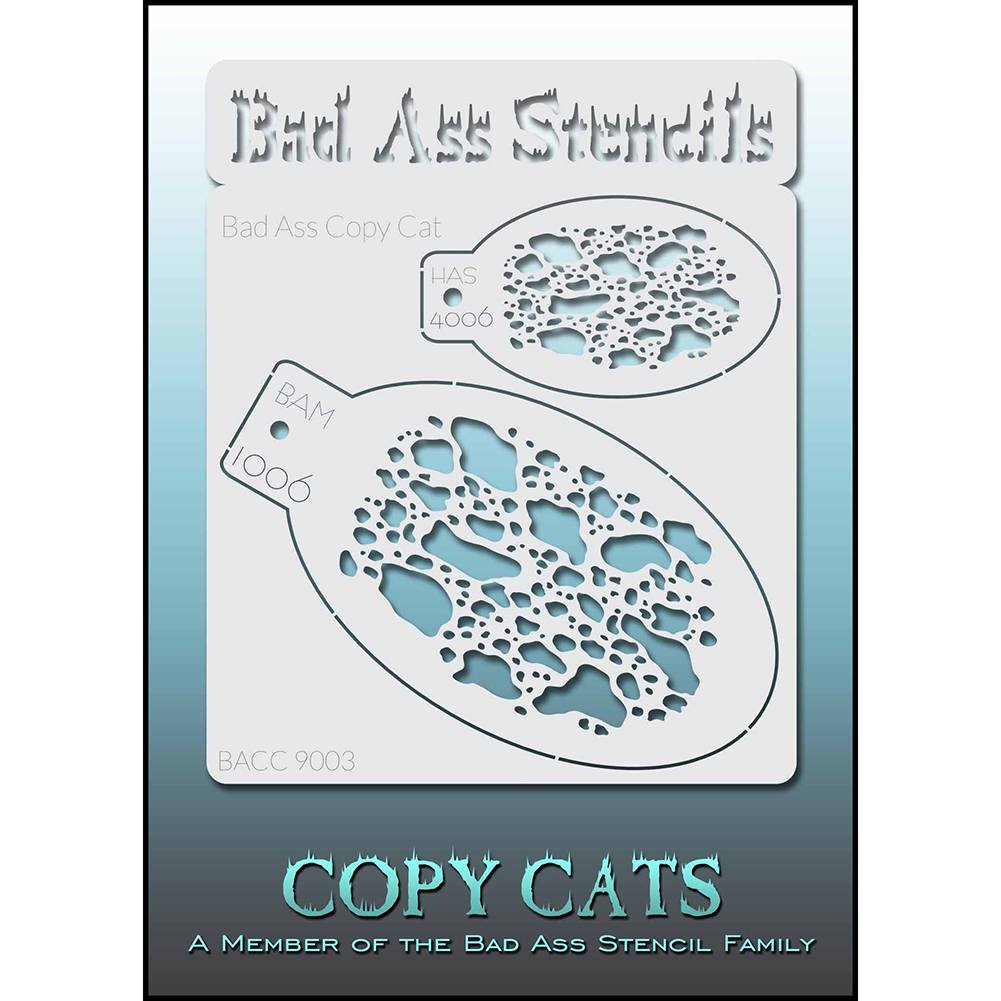Bad Ass Copy Cat Stencils - Clouded Leopard (9003)