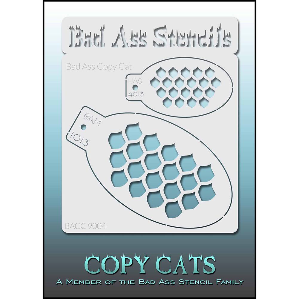 Bad Ass Copy Cat Stencils - Fish Scales (9004)