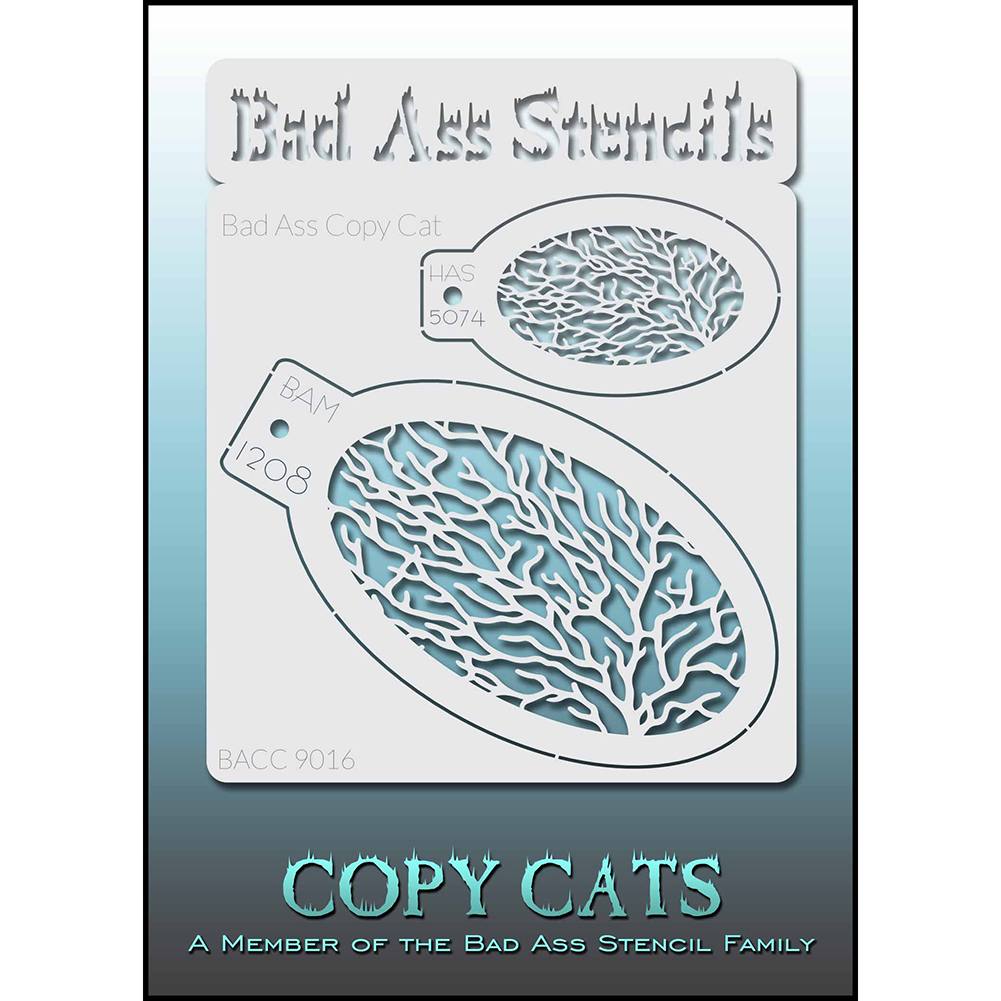 Bad Ass Copy Cat Stencils -  (9016)