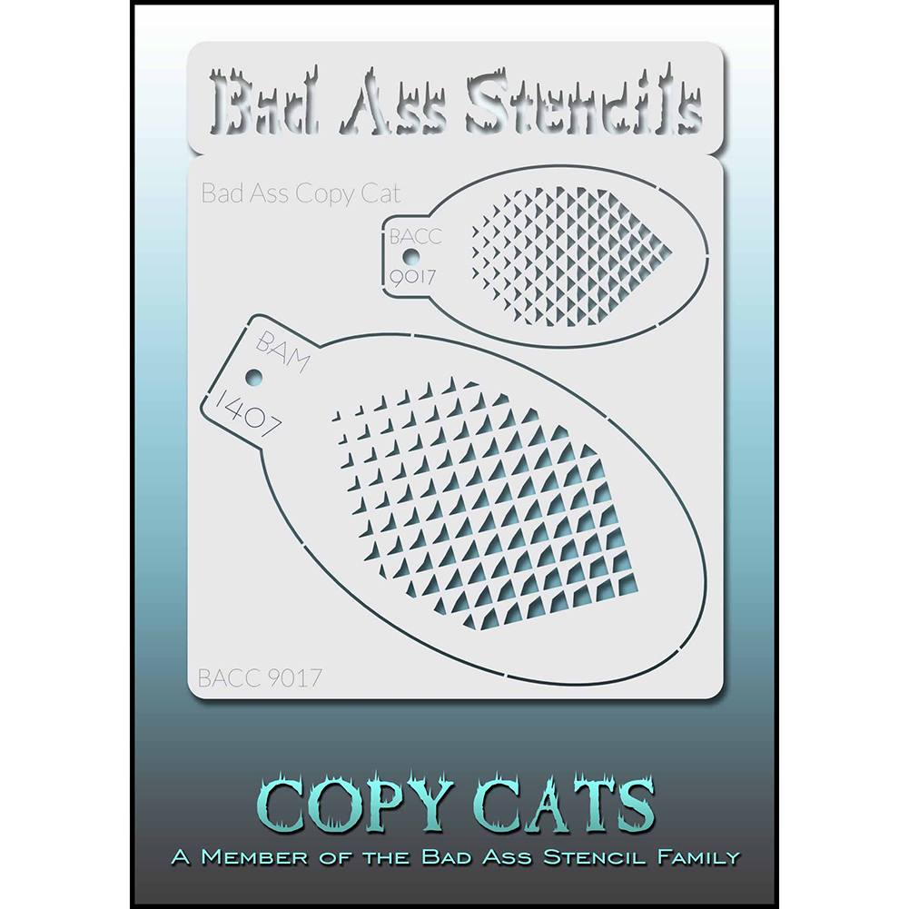 Bad Ass Copy Cat Stencils -  (9017)