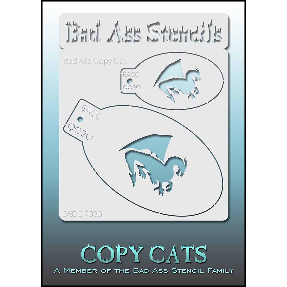 Bad Ass Copy Cat Stencils - Dragon (9020)