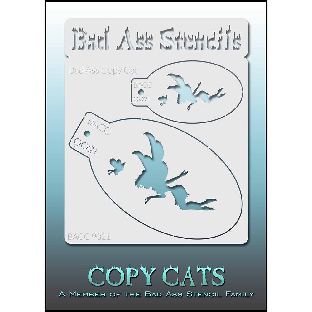 Bad Ass Copy Cat Stencils -  Fairy (9021)