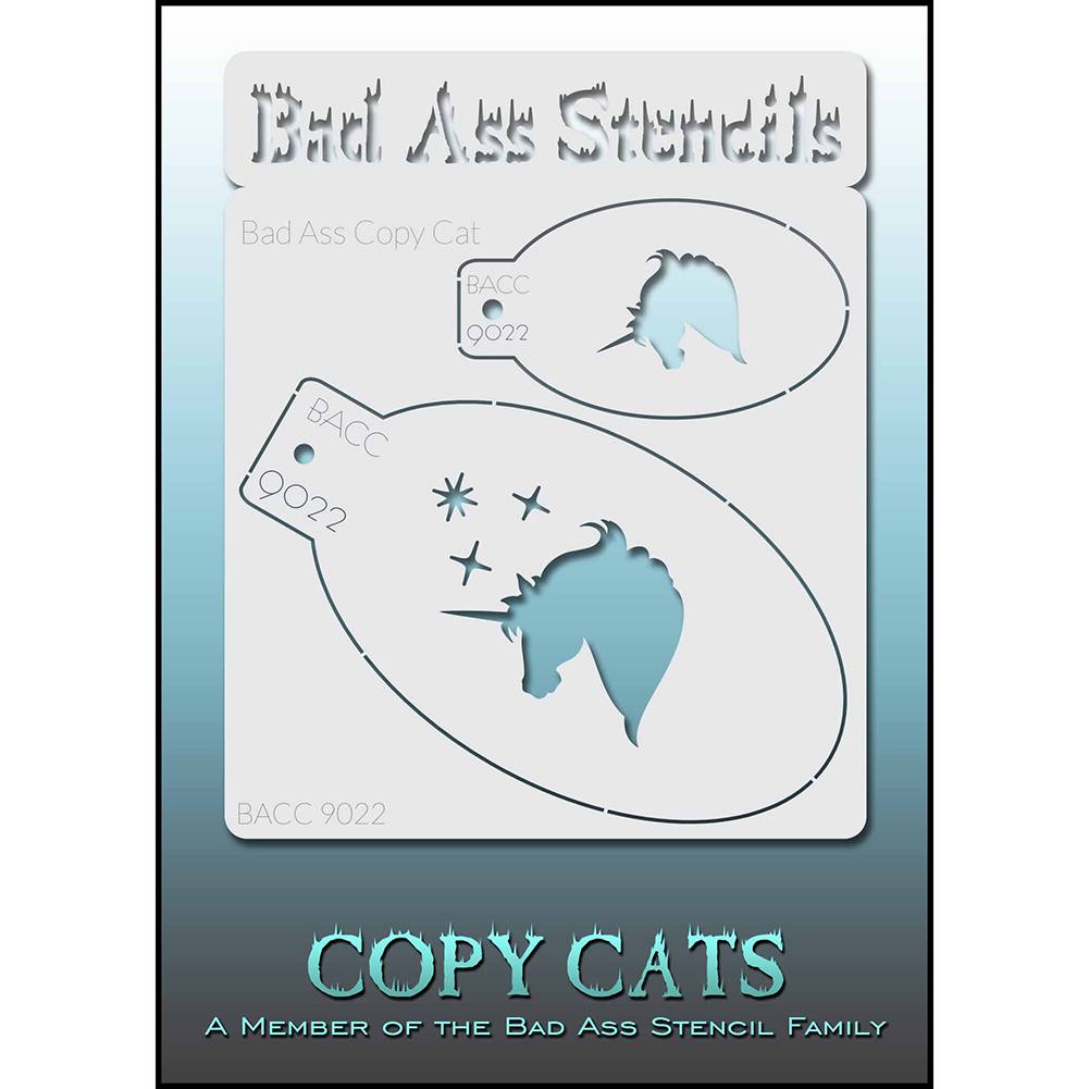 Bad Ass Copy Cat Stencils -  Unicorn (9022)