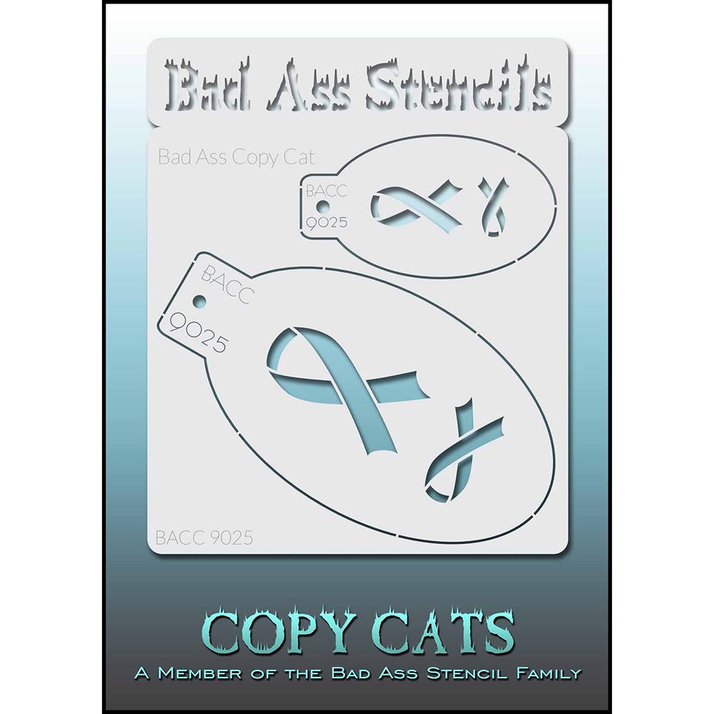 Bad Ass Copy Cat Stencils -  Awareness (9025)