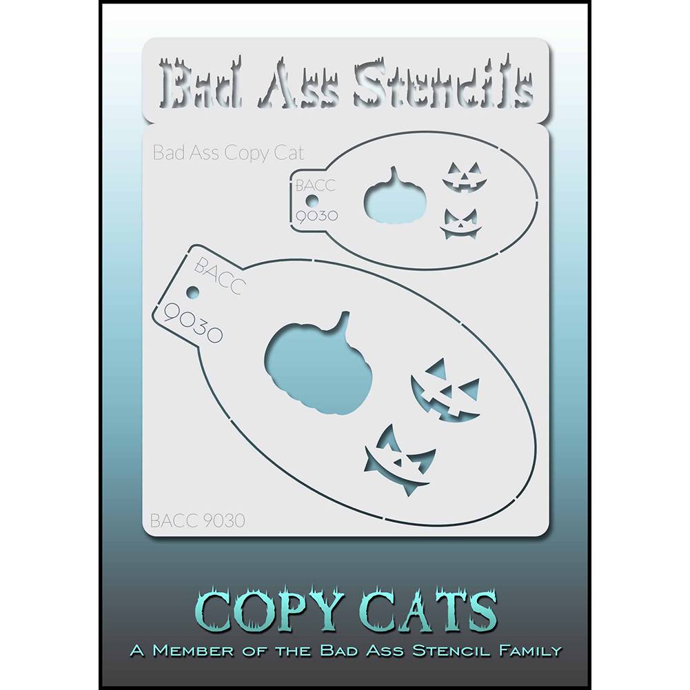 Bad Ass Copy Cat Stencils -  Jack-O-Lantern (9030)