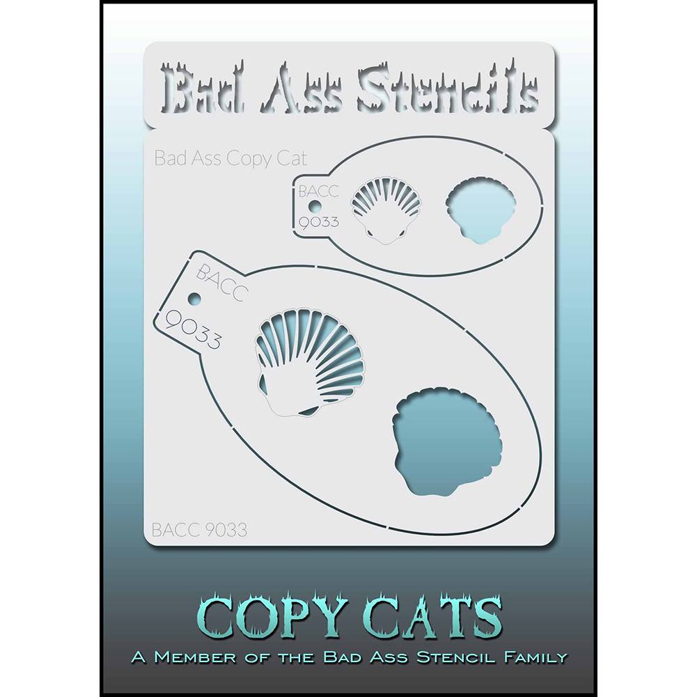 Bad Ass Copy Cat Stencils -  Shell (9033)