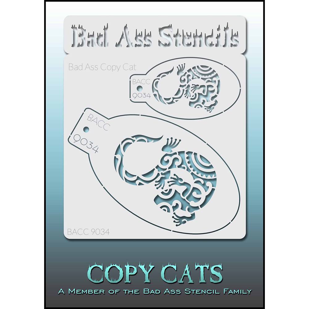 Bad Ass Copy Cat Stencils -  (9034)