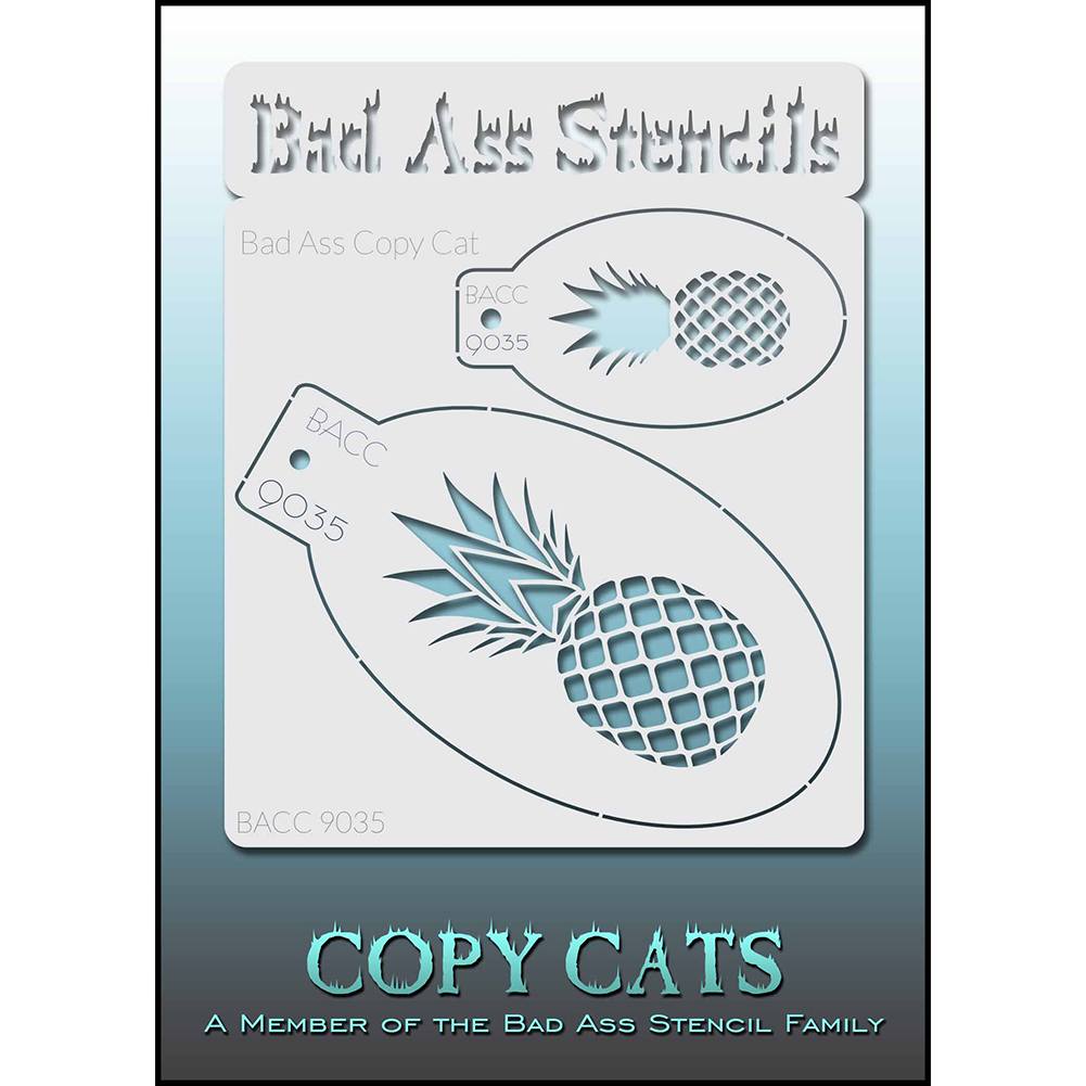 Bad Ass Copy Cat Stencils -  Pineapple (9035)