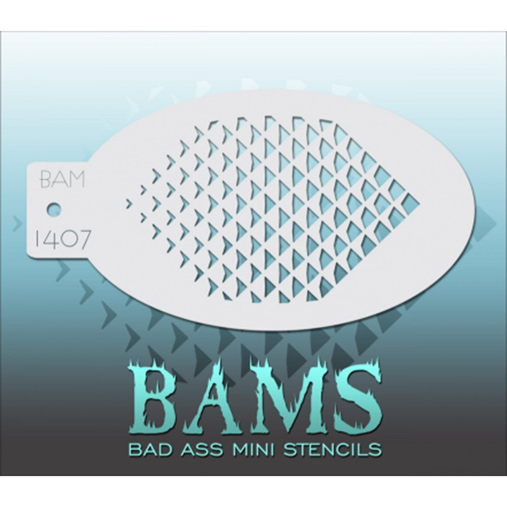Bad Ass Mini Stencils - Pyramids (BAM 1407)