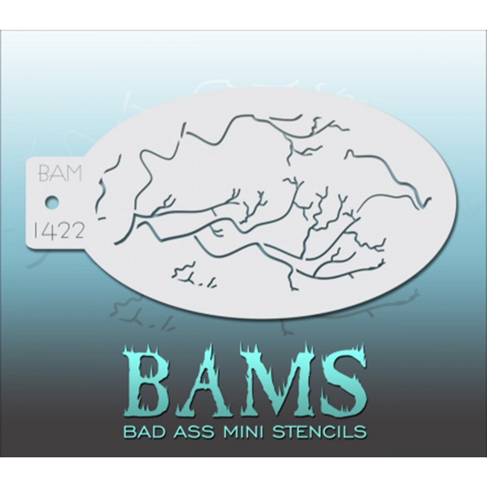 Bad Ass Mini Stencils - Cracks (BAM 1422)