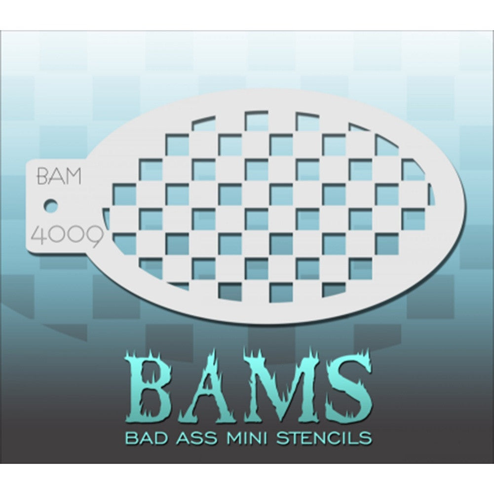 Bad Ass Mini Stencils - Checkerboard (BAM 4009)