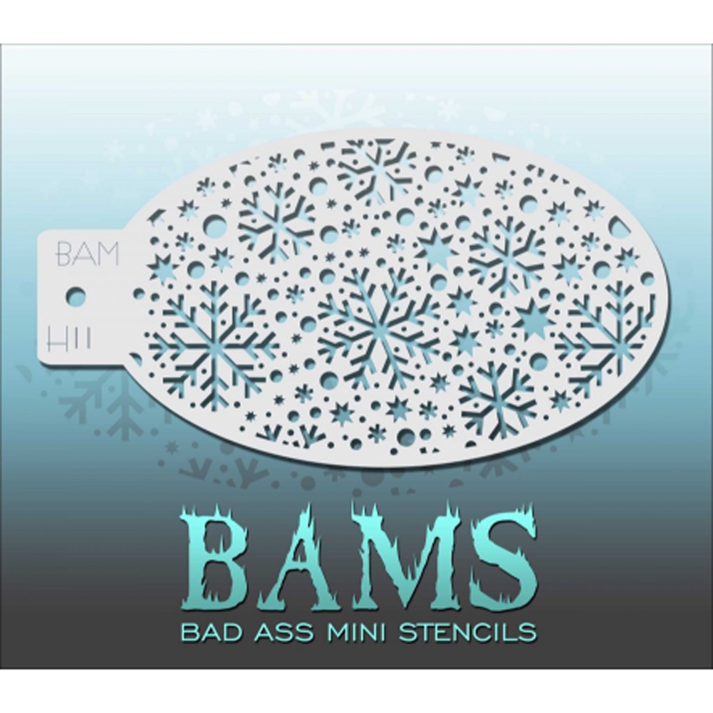 Bad Ass Mini Stencils - Winter Wonderland (BAM H11)