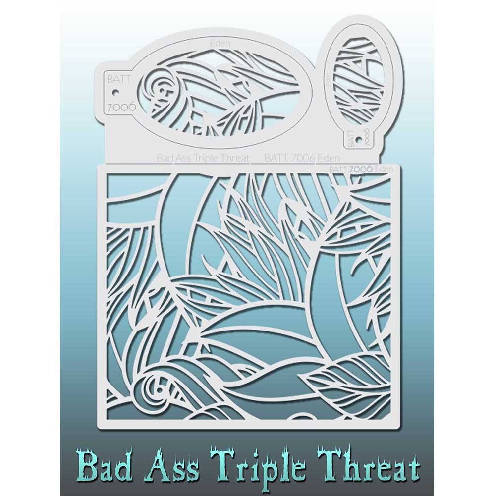 Bad Ass Triple Threat Stencils - Eden (7006)