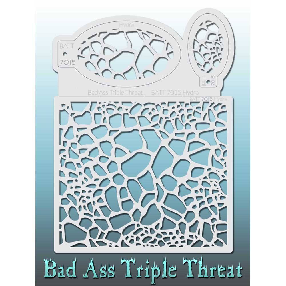 Bad Ass Triple Threat Stencils - Hydra (7015)