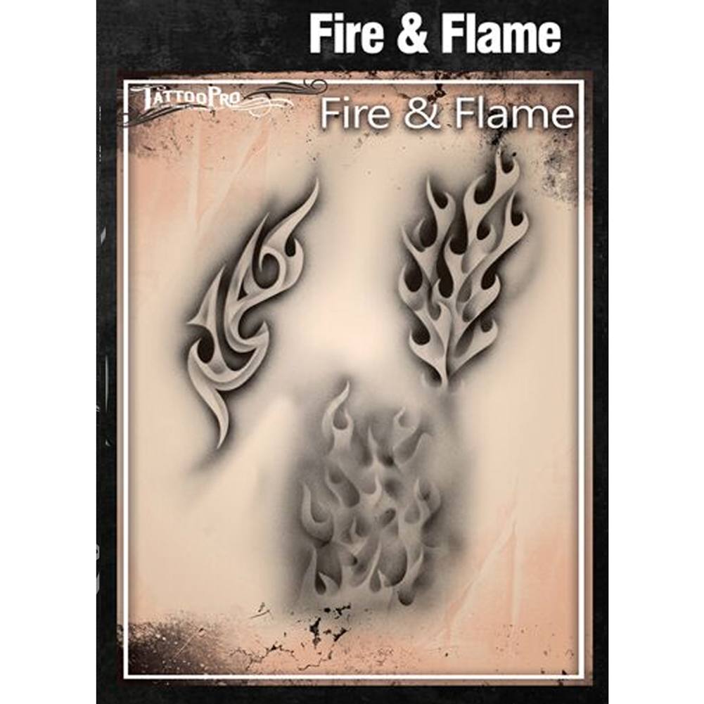 Tattoo Pro Stencils Series 2 - Fire & Flame