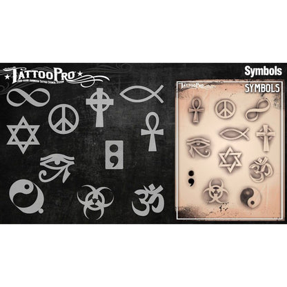 Tattoo Pro Stencils Series 3 - Symbols