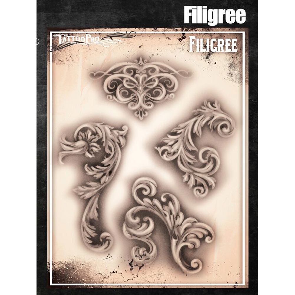 Tattoo Pro Stencils Series 5 - Filigree & Flair