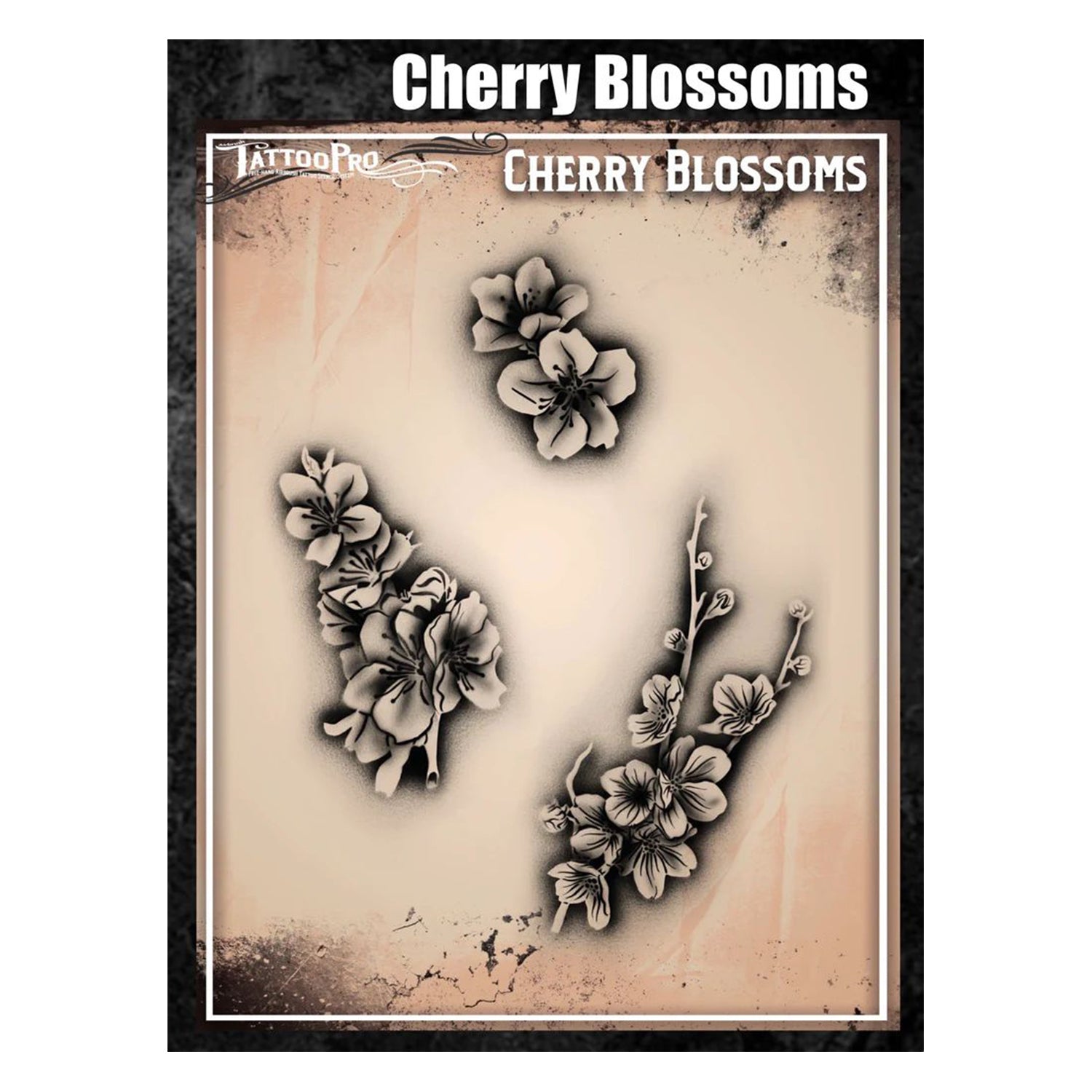 Tattoo Pro Stencils Series 8  - Cherry Blossoms