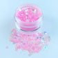 VIVID Glitter Loose Chunky Glitter Mix - Princess Pink (30 gm)