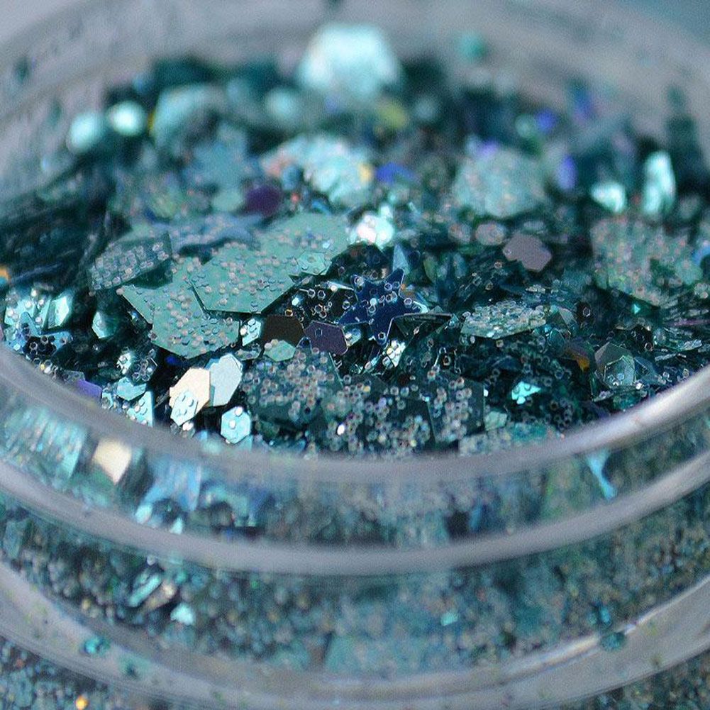 VIVID Glitter Loose Chunky Glitter - Angelic Ice (10 gm)