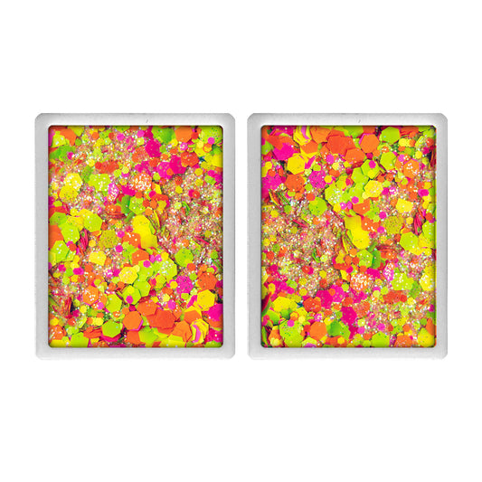 Vivid Gleam Glitter Palette Refill - Lava Pool