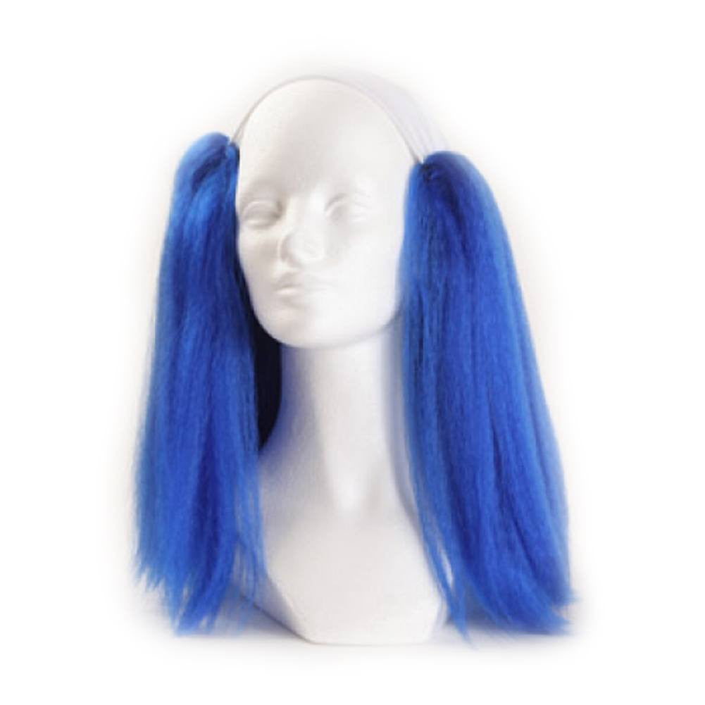 Alicia Bald Straight Clown Wig - Blue